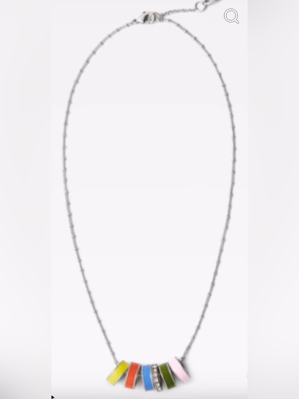 CAbi charm necklace - charm rings are removable. - Picture 2 of 11